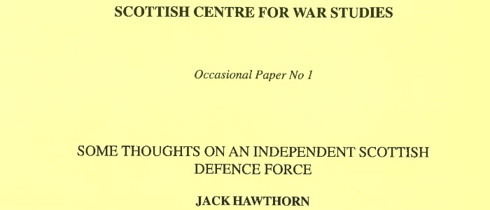 Occasional Paper: Hawthorn, Jack