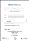 Czech and Slovak conference registration form (PDF document, 101KB)
