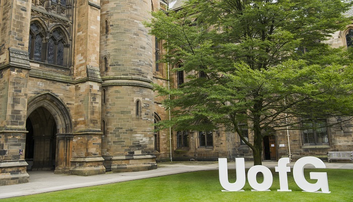 UofG signage outside main building