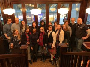 NYC Alumni attend Aberdeen Burn's Supper 2020