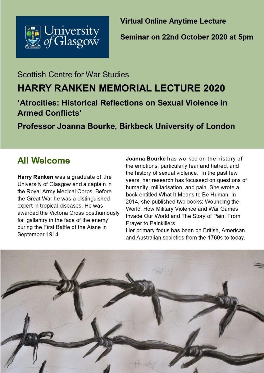 Harry Ranken Memorial Lecture 2020