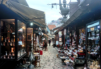 Image of a street in Sarajevo