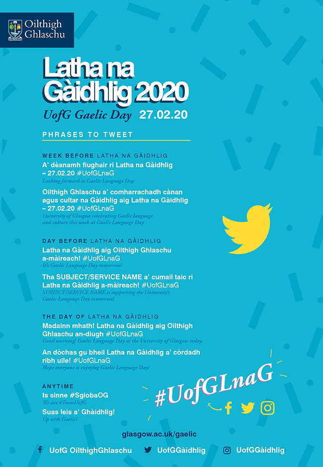 Gaelic social media day 650