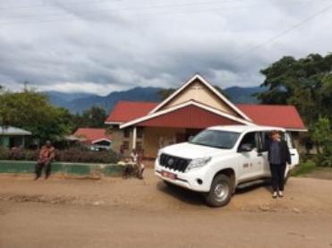 Prof. Thomson visiting Adumi, Uganda