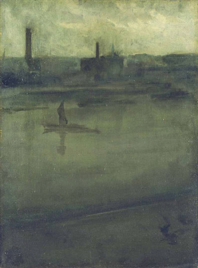 James Abbott McNeill Whistler, Grey and Silver: The Thames, 1871 - 1873