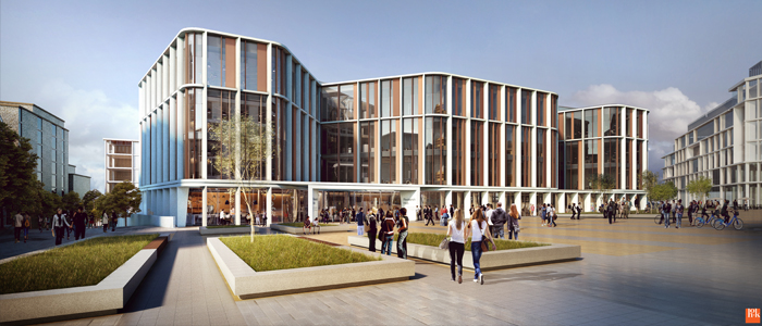 Artists impression of the new Research Hub at the University.