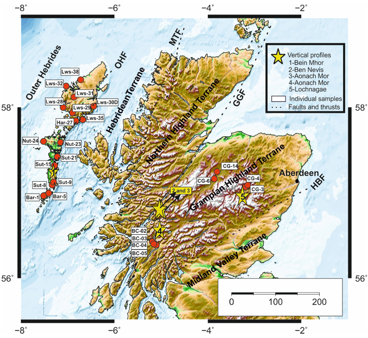 Geomorphic history of Scotland
