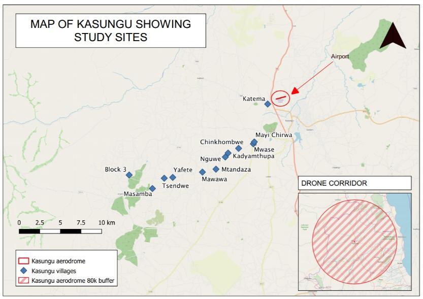 Drone project - Map of Kasungu