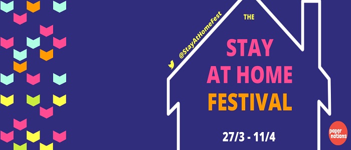 Stay at Home Literature Festival Logo