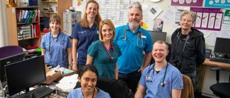 The Trusty Paws team in their Glasgow clinic