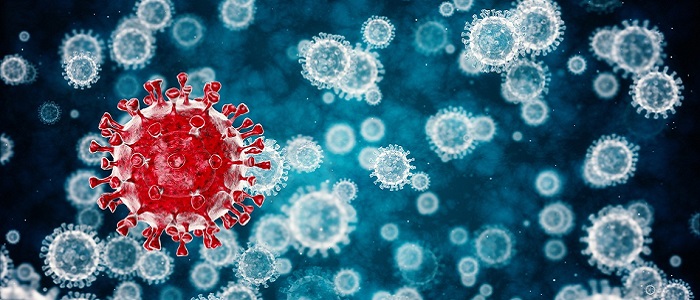 scientific image of covid virus