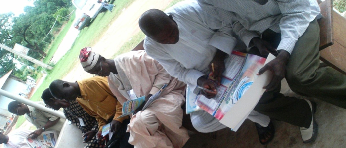 Photo of ECG volunteers in Nigeria