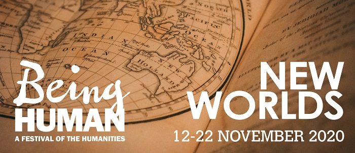 An image of a historic map graphic for the Being Human Festival 2020 