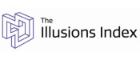 Illusions Index Logo which includes impossible figure and text, 