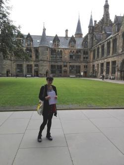 Annika Sinner at the Quads at University of Glasgow