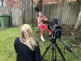 Scarlett, garden, STV, interview
