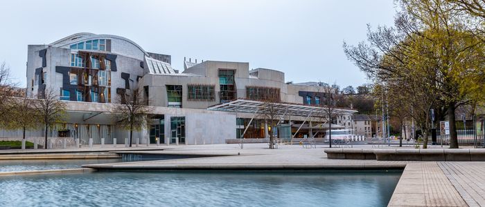 An image of the Scottish Parliament