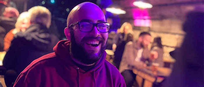 Our Unibuddy Ben smiling to camera