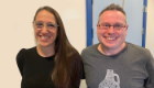 Richard and Lilach in an image to announce their appointment as Head and Deputy Head of Parasitology October 2020