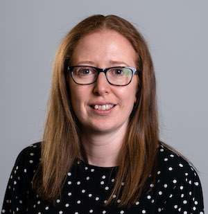 A portrait of Dr Sarah McDonald