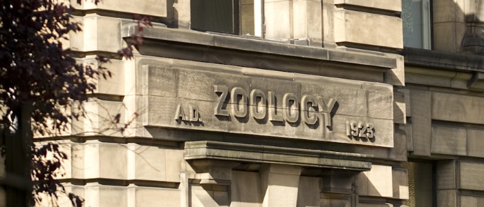 Door of the Graham Kerr Building (Zoology)