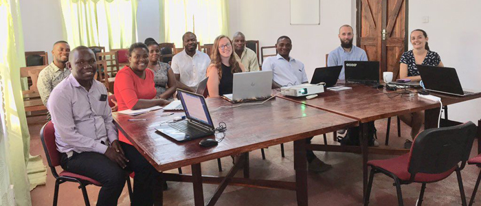 Photo of research meeting in Malawi