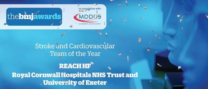 Banner from BMJ awards 2020