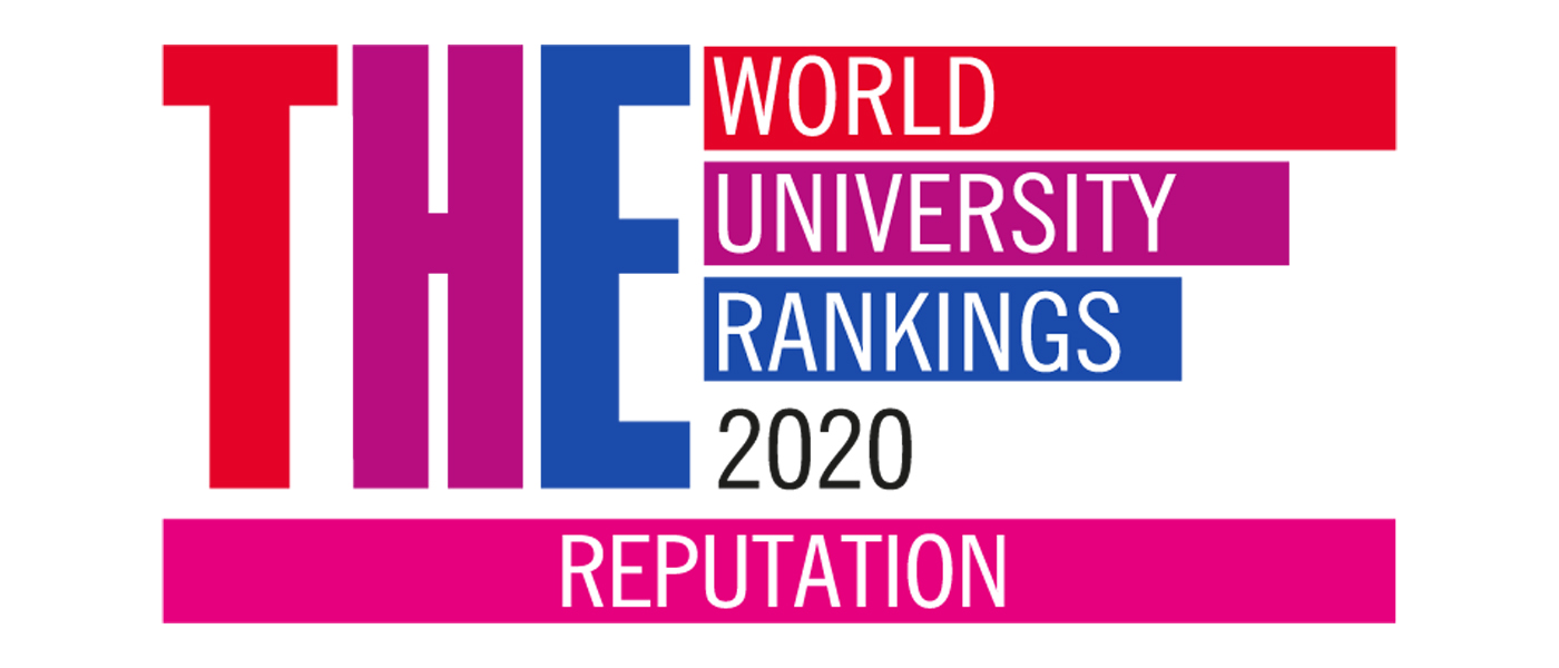 THE World University Reputation Rankings 2020 badge