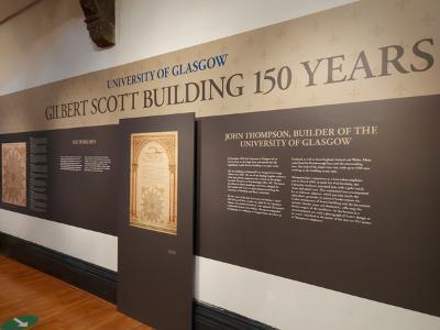 Gilbert Scott display in the Hunterian Museum