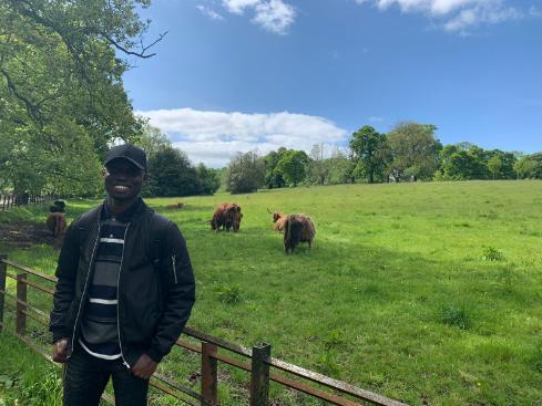 Picture of Abimbola Olatunde Abodunrin in the countryside