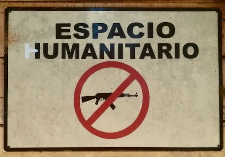 No weapons sign