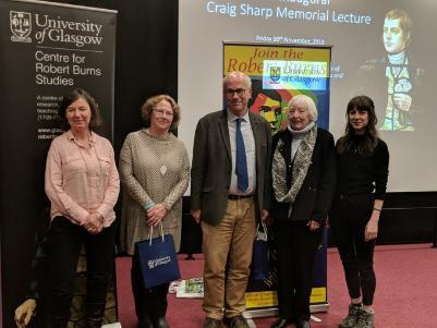 Members of the Sharp family with the speakers from the 2018 inaugural Craig Sharp Memorial Lecture