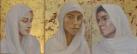 Tryptch of Yezidi Women by Artist Hannah Rose Thomas
