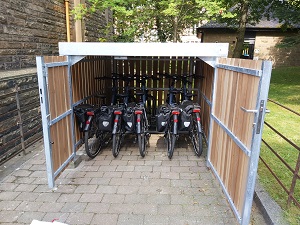 UofG e-bike fleet in lockup