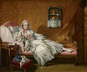 François Boucher, Woman on a Daybed, 1743. 
© The Frick Collection.
