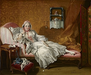 François Boucher, Woman on a Daybed, 1743. 
© The Frick Collection.
