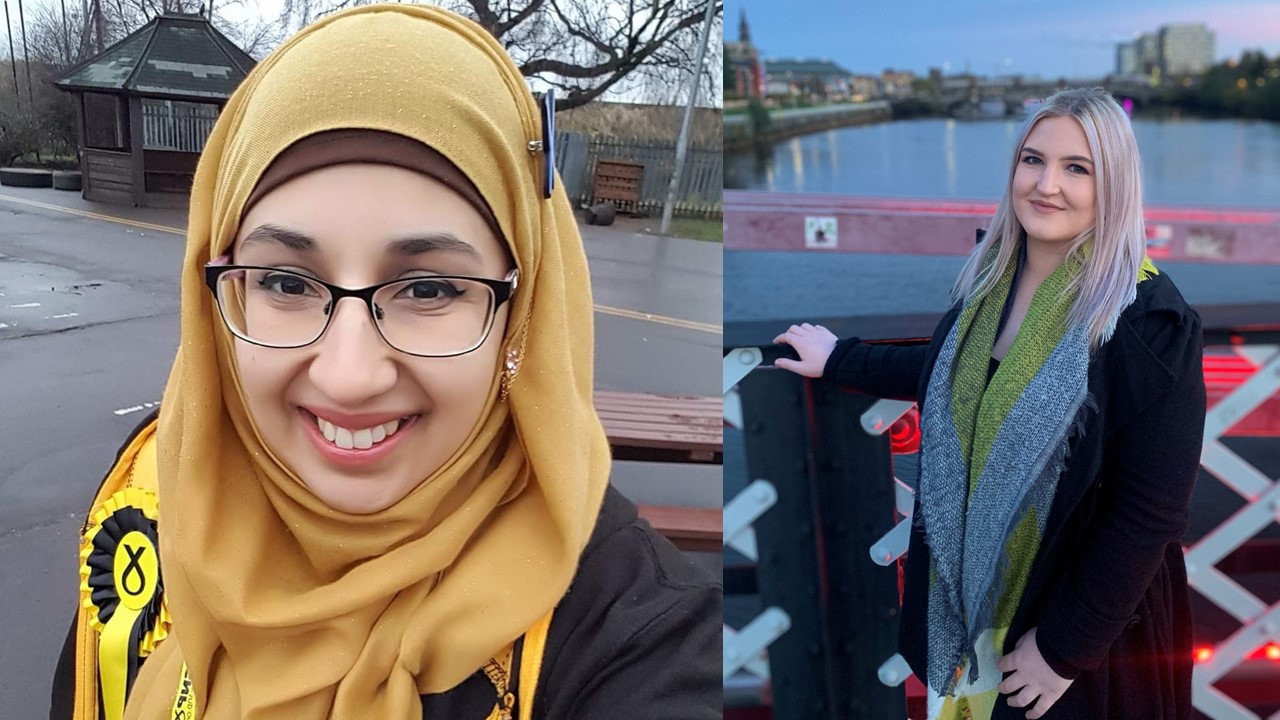 Profile pictures of Farah Farzana (left) and Christina Cannon (right)