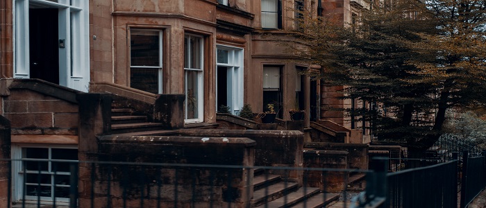 Tenement buildings in Glasgow