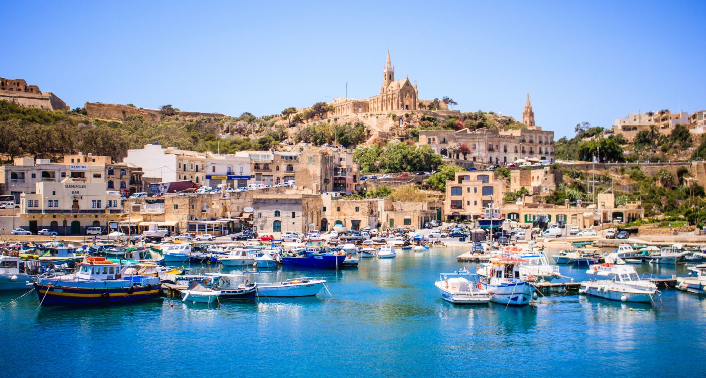 View of Gozo Island taken from a boat moored in the Harbour [Photo: Shutterstock]