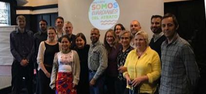 Group photo of UofG, SCIAF and Quibdo Diocese staff members 