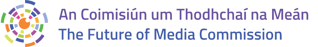 The Future of Media Commission logo, Ireland