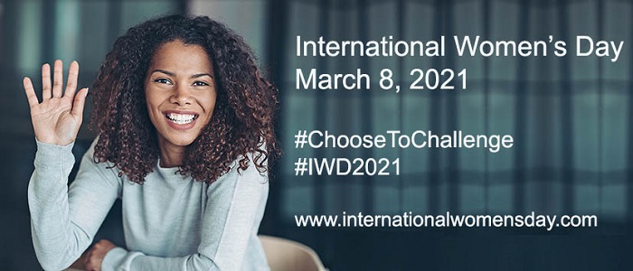 International Women's Day 2021 Image. 700 x 300