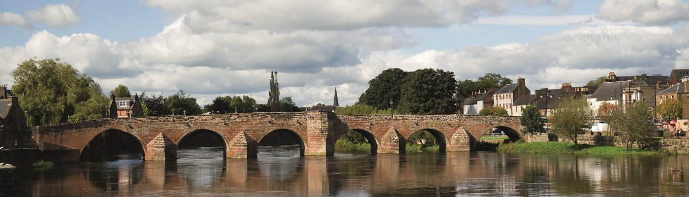 Dumfries river and bridge - 1400x400