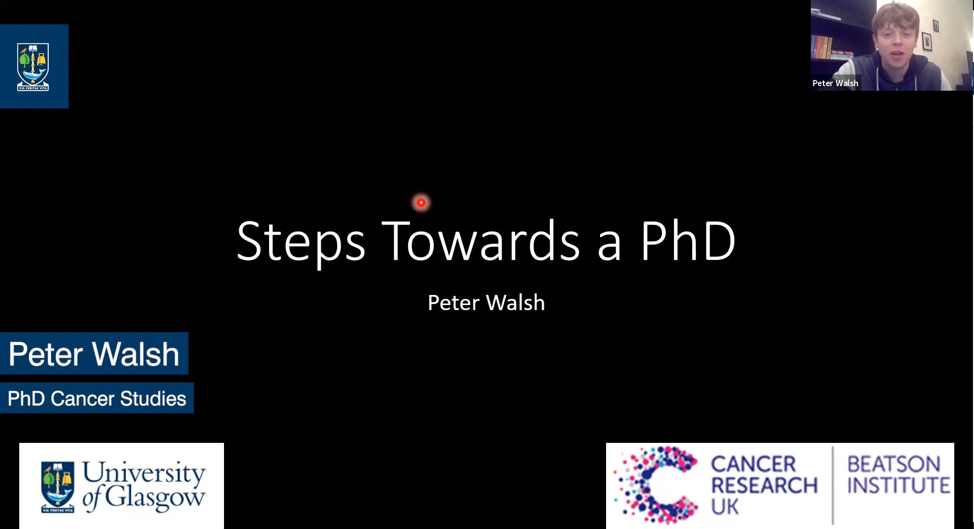 Peter Walsh - PhD student