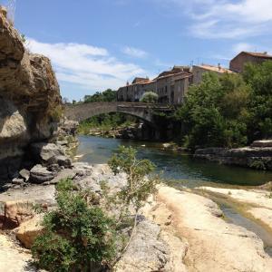 Photo of river scene in south west France