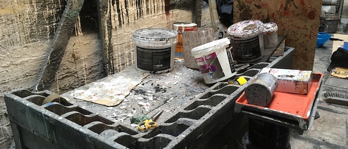Scene painting room at the Citizens Theatre