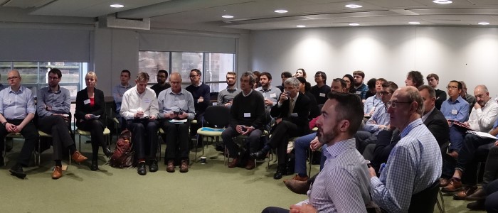 A panoramic picture of the Ultrasurge team during the kickoff meeting Jan 2019