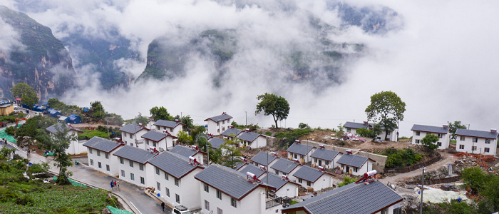 Abuluoha village, China's last village without a road, is connected to the outside world with its new road in Butuo county, Sichuan province as seen in June, 2020. [Photo/XINHUA]