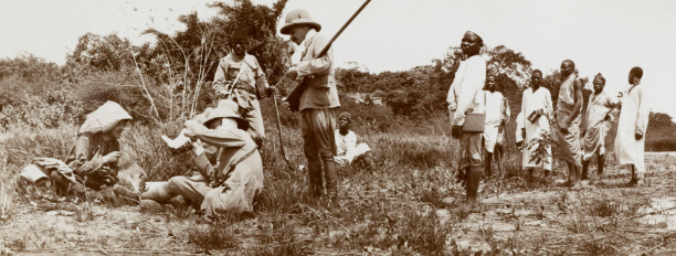 Archive photo from Uganda. Researchers collecting samples.