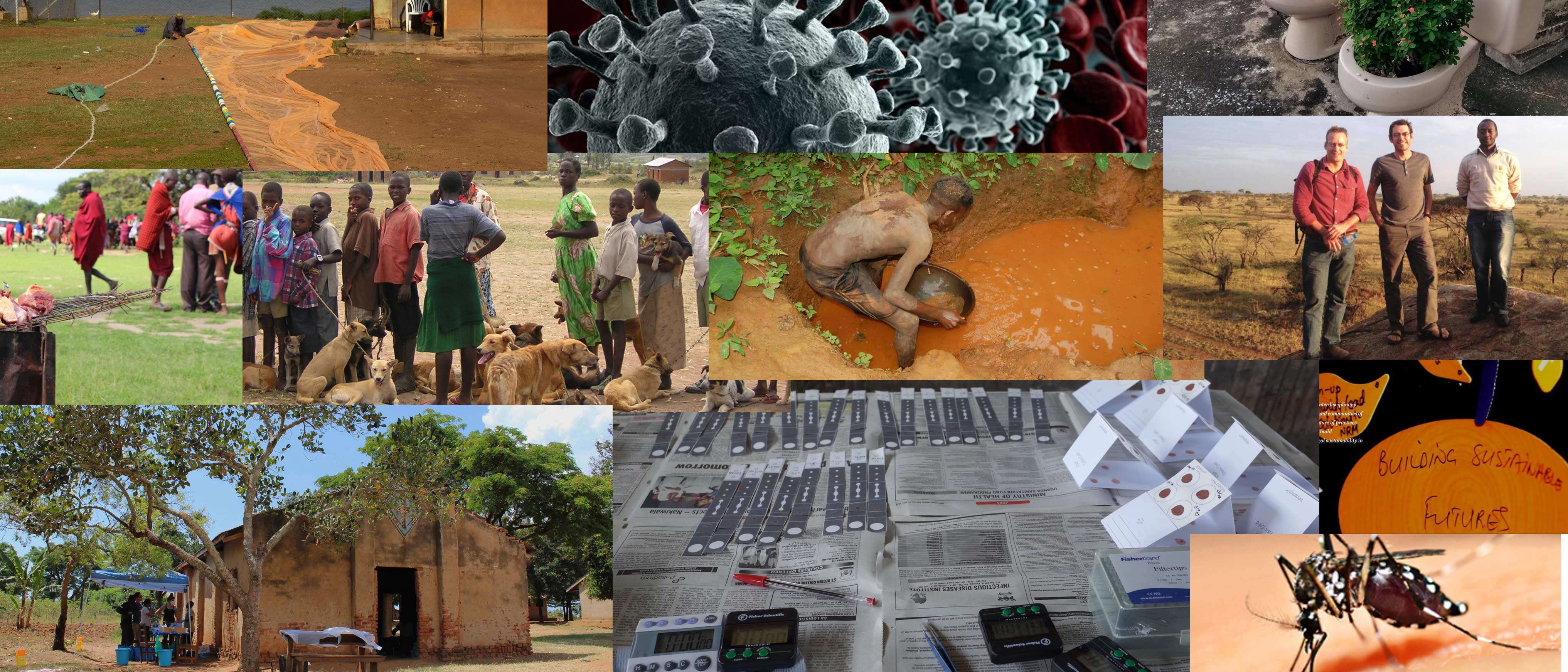 Mosaic of people and projects funded by the GCRF Small Grants Fund